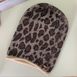 *Must go by 7/2* Free People leopard print beanie